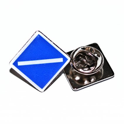 Kovový odznak - STÁHNĚTE SBĚRAČ