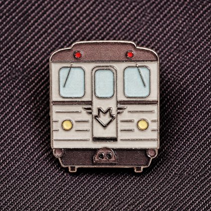 Kovový odznak - Ečs Praha