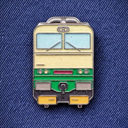 Kovový odznak - Krysa (béžová)