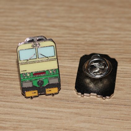 Kovový odznak - Krysa (béžová)