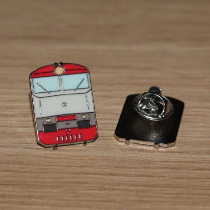 Kovový odznak - Bardotka (šedá)