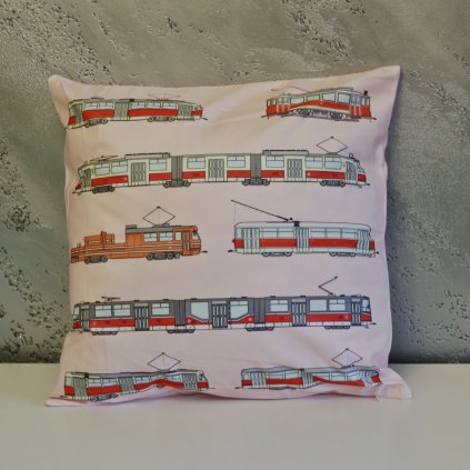 Povlak na polštář - TRAMVAJE PRAHA