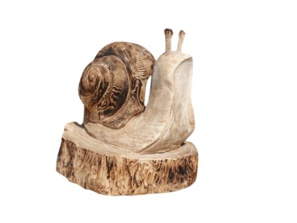 Dřevěná socha, Šnek