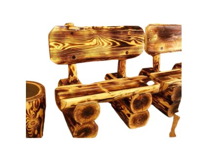 Lavička malá, s opěradlem