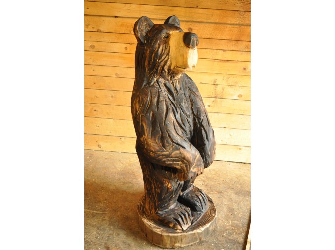 Dřevěná socha, Medvěd 100 cm