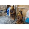 Medvěd 120 cm dřevěná socha