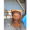 Dřevěná socha, Obličej starce