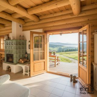 Domov začíná tam, kde voní dřevo. #srubypacak #drevosusmevem #beskydy #domov #roubenka #srub #pribehdomu #priroda #rodina...