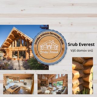 DŮM SNŮ JE TADY 🏡✨ Srub Everest se stal domem měsíce července 2026! Tímto titulem ho ocenila redakce České stavby a my...