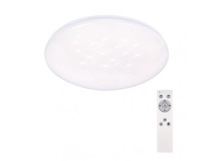 Solight LED stropní světlo Star, kulaté, 24W,1440lm, dálkové ovládání, 37cm