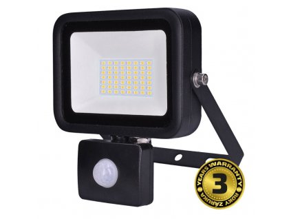 Solight LED reflektor PRO se senzorem, 50W, 4250lm, 5000K, IP44