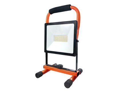 Solight LED reflektor PRO se sklopným stojanem, 50W, 4000lm, 5000K, kabel se zástrčkou, IP65