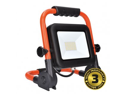 Solight LED reflektor PRO se sklopným stojanem, 50W, 4250lm, 5000K, kabel se zástrčkou, IP65