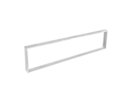 Solight hliníkový stříbrný rám pro instalace 295x1195mm LED panelů na stropy a zdi, výška 68mm
