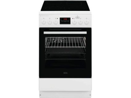 AEG Mastery SteamBake CCB56481BW - sklokeramický sporák