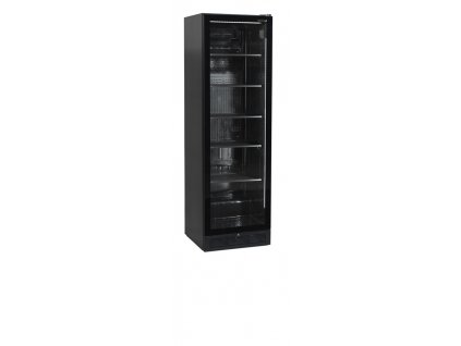 TEFCOLD SCU 1425 frameless - Chladicí skříň prosklené dveře, černá