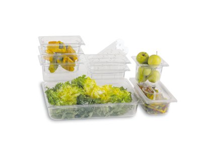 GN 2/1 POLYKARBONÁT HL.200 MM