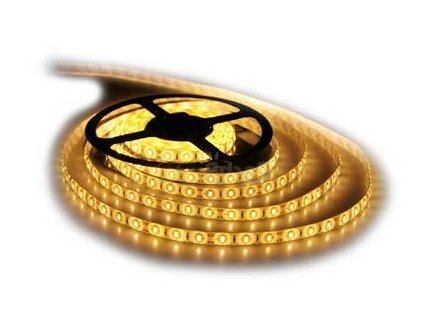 Solight LED světelný pás, 5m, SMD5050 60LED/m, 14,4W/m, IP65, teplá bílá