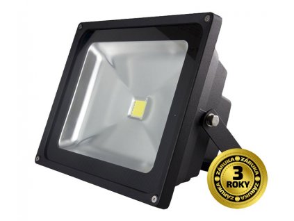 Solight LED venkovní reflektor, 30W, 2100lm, AC 230V, černá