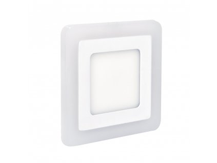 Solight LED podsvícený panel, podhledový, 12W+4W, 900lm, 4000K, čtvercový
