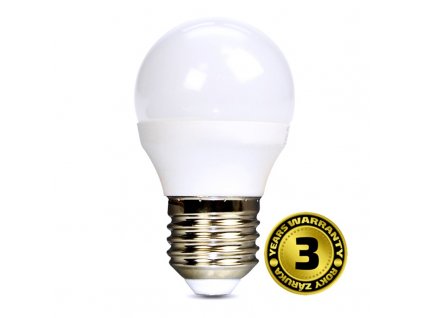 Solight LED žárovka, miniglobe, 4W, E27, 3000K, 310lm