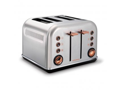 Morphy Richards topinkovač Accents Rosegold Brushed 4S