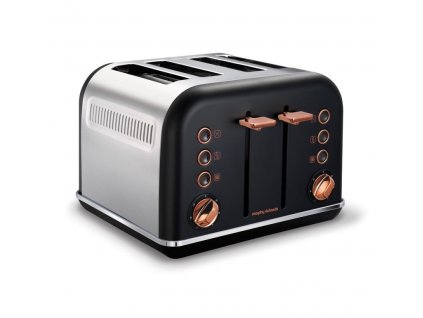 Morphy Richards topinkovač Accents Rosegold Black 4S