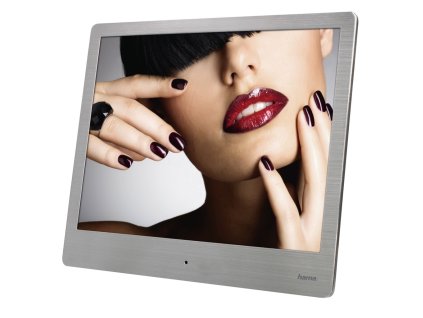 Hama digitální fotorámeček Steel Basic „8SLB“, 20,32 (8") , D.O., stříbrný