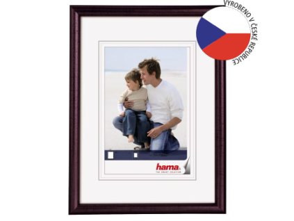 Hama 1151 rámeček dřevěný OREGON, mahagonová, 15x21cm