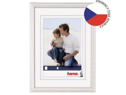 Hama 1153 rámeček dřevěný OREGON, bílá, 15x21cm