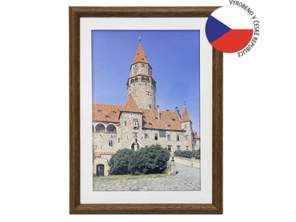 Hama 1011 rámeček dřevěný TRAVELLER, hnědý, 13x18cm