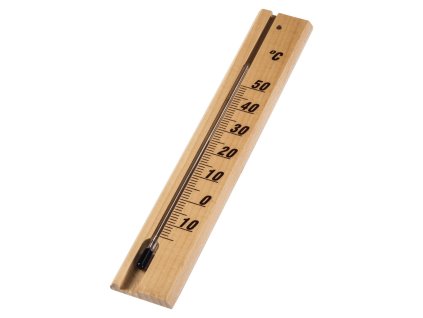 Hama analogový teploměr, vnitřní, dřevěný, 20cm