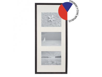 Hama 1141 rámeček dřevěný Galerie STOCKHOLM, černý, 23x45cm