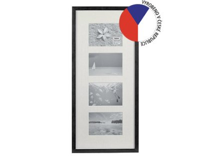 Hama 1143 rámeček dřevěný Galerie STOCKHOLM, černá, 26x60 cm