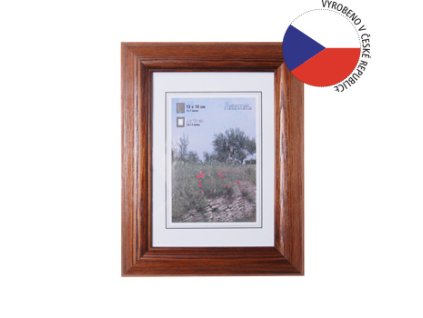 Hama 1229 rámeček dřevěný LORETA, tmavý dub, 20x30 cm