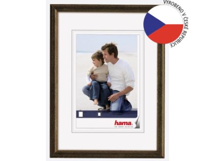 Hama 1148 rámeček dřevěný OREGON, hnědý, 15x21cm