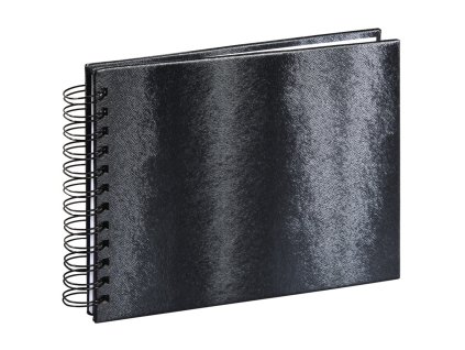 Hama album klasické spirálové TANGO 24x17 cm, 50 stran, černé, bílé listy