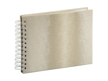 Hama album klasické spirálové TANGO 24x17 cm, 50 stran, krémové, bílé listy
