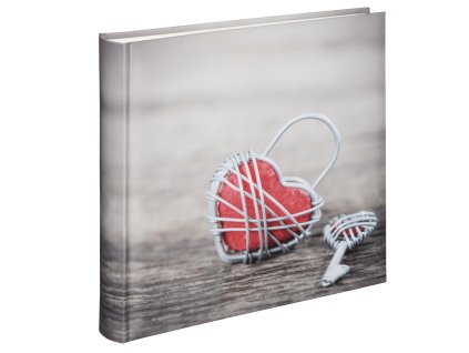 Hama album klasické RUSTICO 30x30 cm, 100 stran, Metal Heart