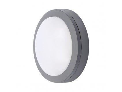 Solight LED venkovní osvětlení kulaté, šedé, 13W, 910lm, 4000K, IP54, 17cm