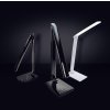 Solight LED stolní lampička,stmívatelná, 9W, volba teploty světla, USB, černý lesk
