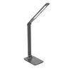 Solight LED stmívatelná lampička s bezdrátovým nabíjením 10+10W, změna chromatičnosti, šedá