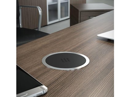 ASA Versacharger - Bezdrátová nabíječka designová, černá/chrom (06009Y00002)