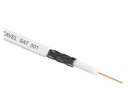 Koaxiální kabel CAVEL SAT 501, 75 Ohm 5mm