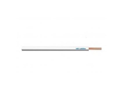 NKT - kabel CYA H05V-K 0,75 bílý