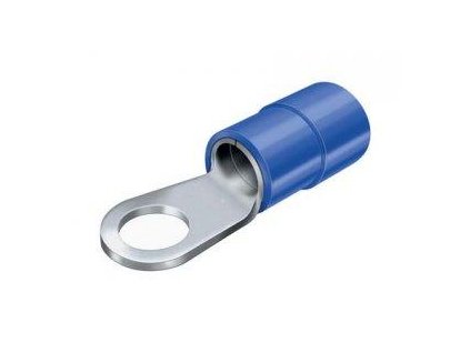 TECHNIK ELEKTRO OI 2,5-M 4 Oko izolované, průřez 1,5-2,5mm2 / M4 / šíře 8mm, izolace PVC modrá