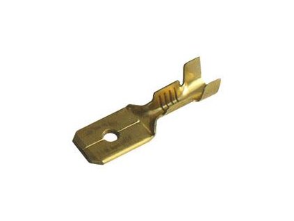 TECHNIK ELEKTRO MK 1,5-68 Mosazný kolík, průřez 0,5-1,5mm2 / 6,3x0,8mm