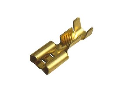 TECHNIK ELEKTRO MO 1,5-68 Mosazná objímka, průřez 0,5-1,5mm2 / 6,3x0,8mm