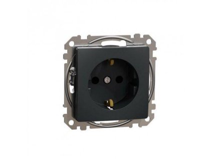 SCHNEIDER Sedna Zásuvka 230V 16A SCHUKO, Antracit SDD114022