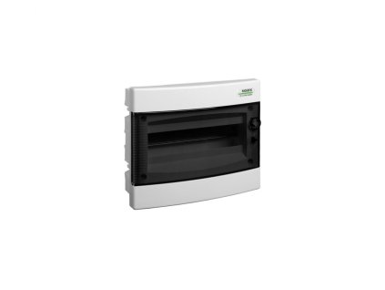 NOARK PNF-HW 8T - Rozvaděč do sádrokartonu, 8 modulů, IP40, bílá/transparent (106165)